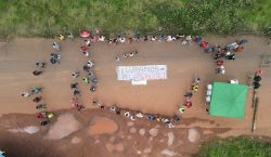 ‘lutamos-pela-saude-indigena’,-diz-cacique-sobre-7-dias-de-protesto-que-bloqueia-a-br-156,-no-ap