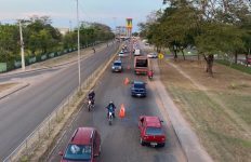 video:-pista-da-rodovia-josmar-pinto-e-interditada-e-causa-congestionamentos-em-macapa